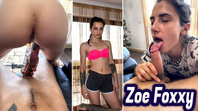 Teen Brunette Quick Fuck On The Armchair